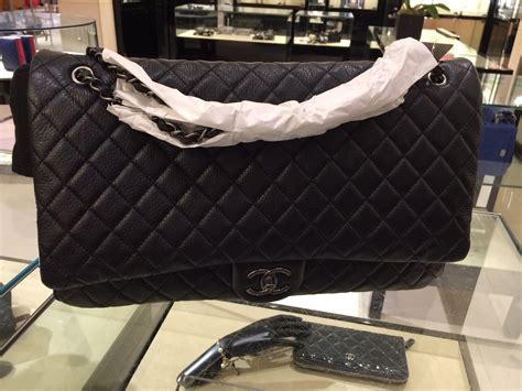 chanel flap bag xxl|Chanel flap bag price.